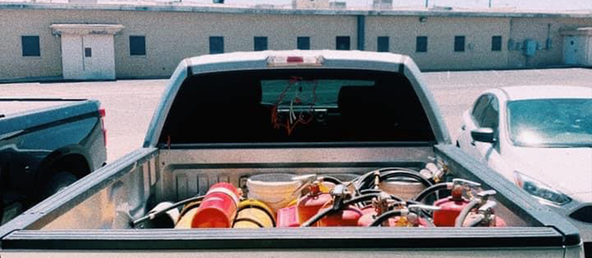 Fire Extinguishers in Truck